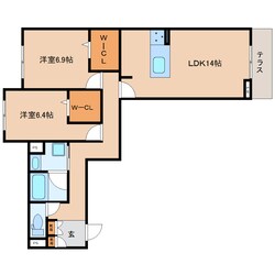 静岡駅 バス17分  安東二丁目北下車：停歩3分 1階の物件間取画像